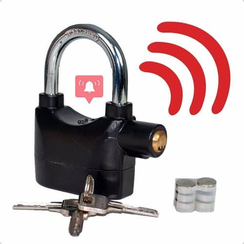 Cadenas de sécurité doté d'une alarme